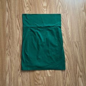 Teal Bodycon Pencil Skirt